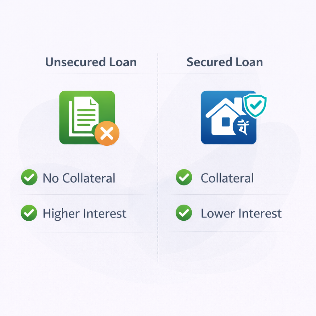 Difference Between Secured and Unsecured Loans